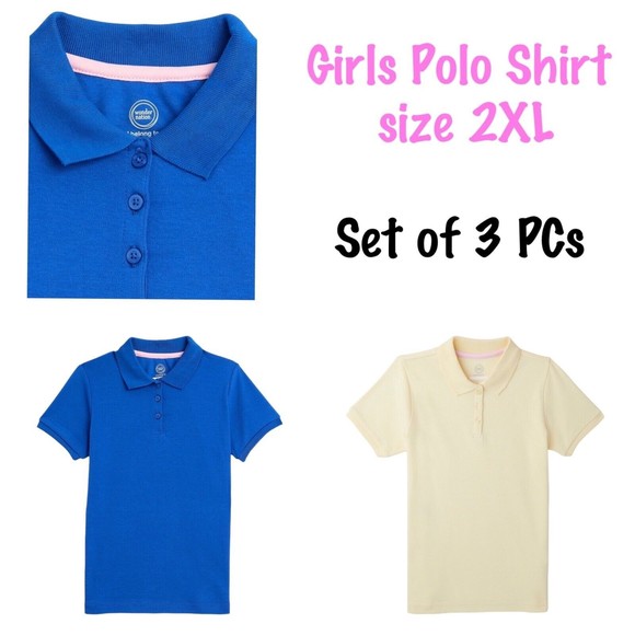 Kids School Uniform Polo Shirt - Picture 3 of 7